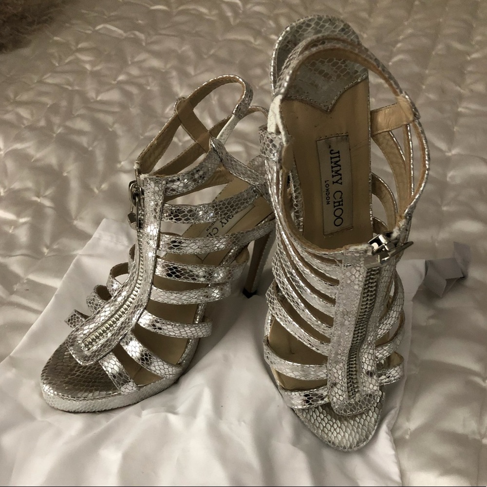 Jimmy Choo Zipper Heels